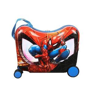 Open Box - Spider-Man -  Carry On Spinner Hardside Ride On Suitc Red